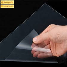 plastique pour reliure transparent 